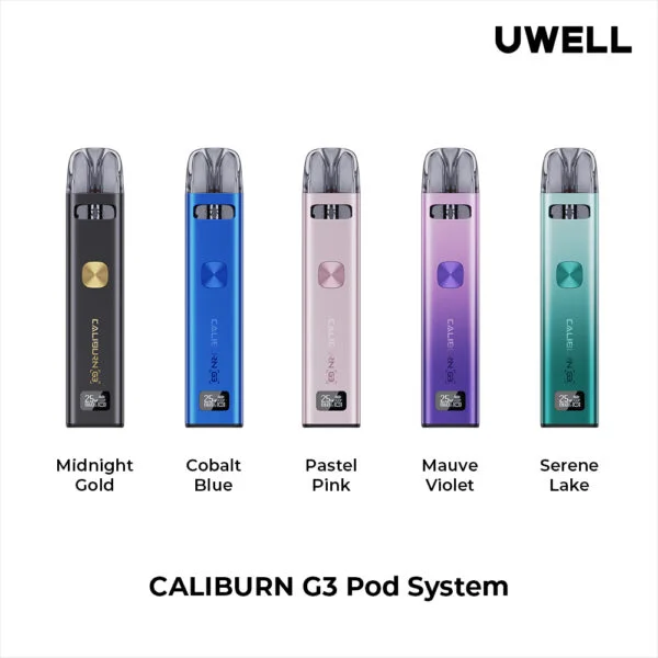 Uwell 註油式電子煙 CALIBURN G3 KIT 主機咖哩棒 | 智能功率調節 | 現貨供應